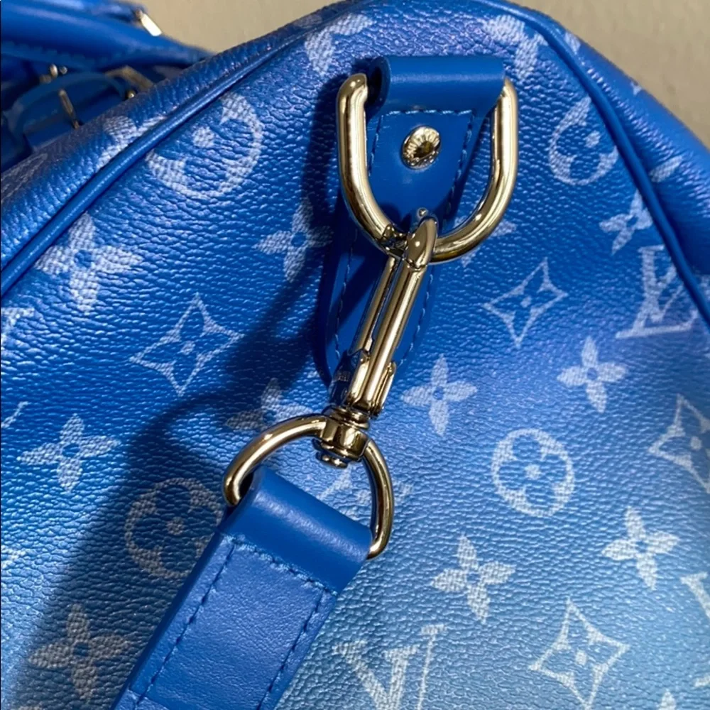 Louis Vuitton Blue Cloud Keepall Virgil Abloh Limited Edition Runway